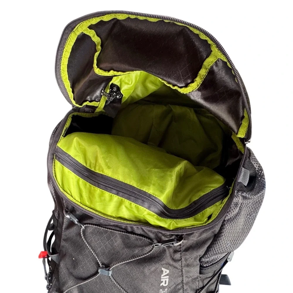 Pinguin Air 33 Hiking Backpack Black Grey Ripstop H2O Hydration Daypack HICOR